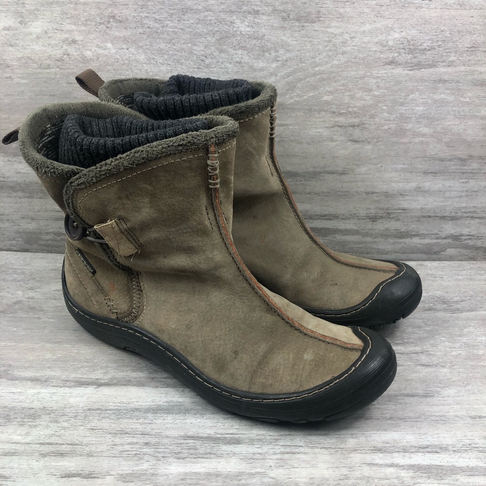 PRIVO waterproof slip on ankle boots